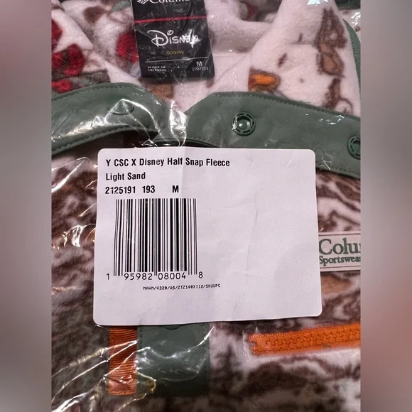 Kid’s Columbia Disney Mickey’s Outdoor Collection half snap Fleece pullover - Picture 3 of 6